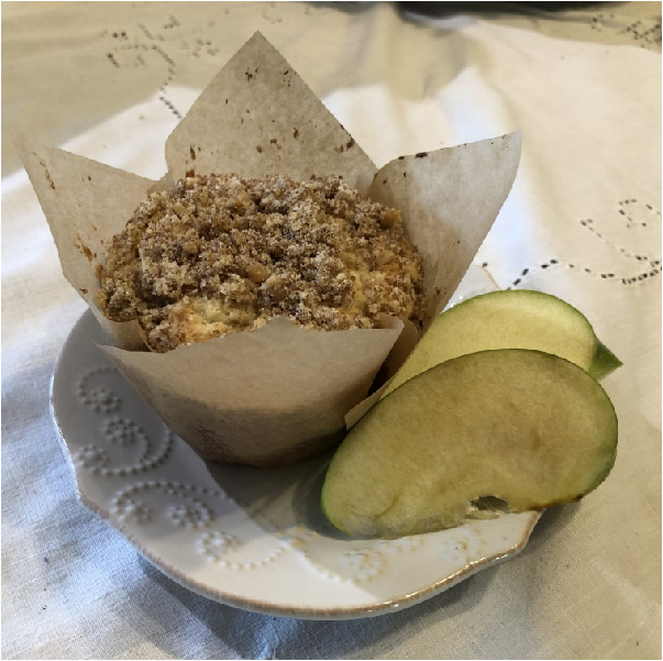 Apple Coffeecake Muffins (Box of 6)