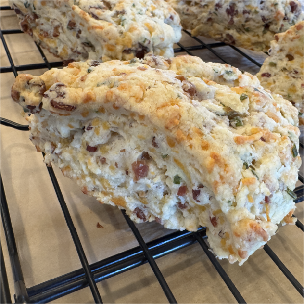Bacon Cheddar Scone